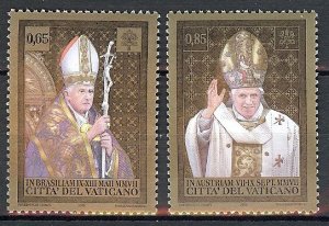 2008 - VATICAN - Scott #1390-91 - MNH**