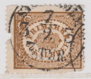 Sweden STAMPS FOR CITY POSTAGE 1862 3o Used Scott LX2 $500 A30P5F40808-