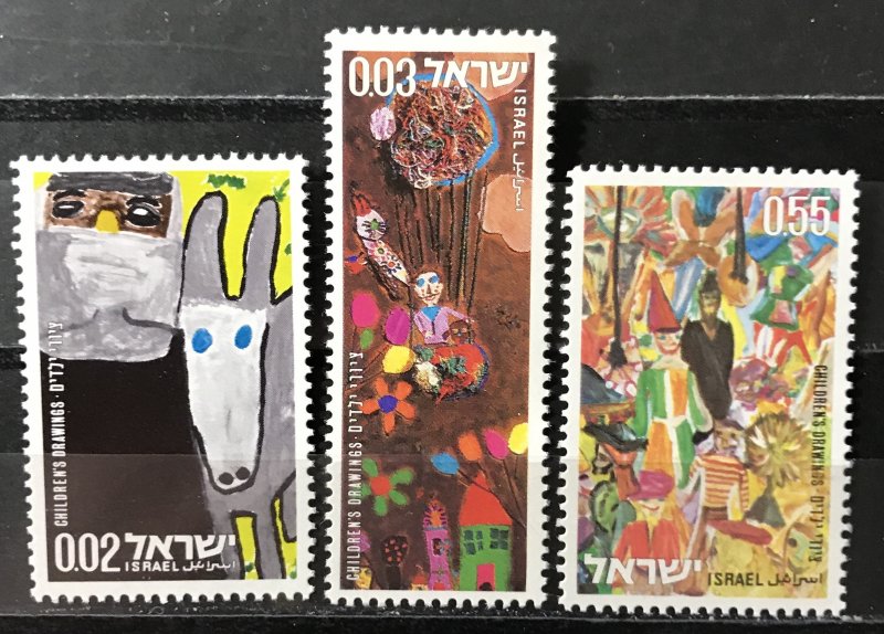 Israel 1973  #505-7, MNH, CV $.75