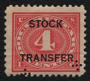 #RD3 4c Stock Transfer, Used [24] **ANY 5=FREE SHIPPING**