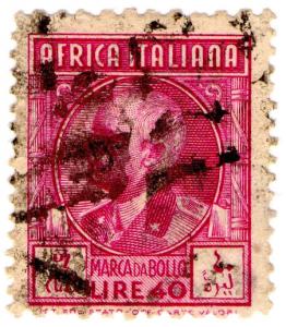 (I.B) Italy (Africa Colonies) Revenue : Marca da Bollo 40L (perf 11 x 13.5)