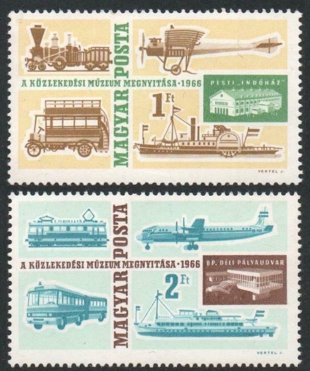 1966 Hungary 2220-2221 Transport