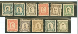 Colombia/Antioquia #117-127  Single (Complete Set)