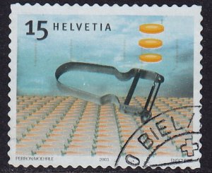 Switzerland - 2003 - Scott #1167 - used - Swiss Design Potato Peeler