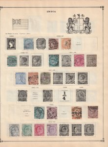 India And Indian States Collection - 9 Scans, All the stamps are in the scans.