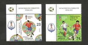 SERBIA-SET, UPPER LEFT CORNER-SPORT-SOCCER-FOOTBALL-FIFA WORLD CUP RUSSIA 2018.