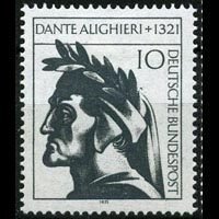 GERMANY 1971 - Scott# 1073 Poet Dante Set of 1 NH