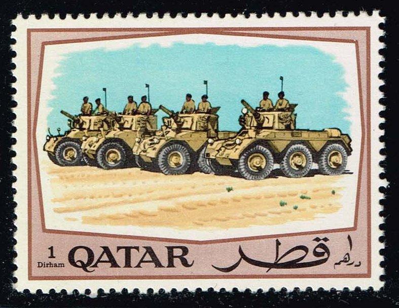 Qatar #172 Armored Cars; MNH (0.75)