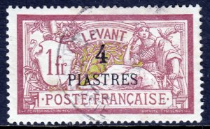 France (Offices in Turkey) - Scott #36 - Used - Light crease - SCV $2.10