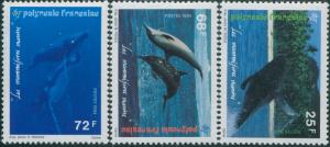 French Polynesia 1994 SG694-696 Marine Mammals set MNH