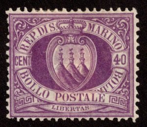 KAPPYSSTAMPS 50025 SAN MARINO 17 MINT HINGED REMNANT CV 925