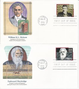 United States # 3061-3064, Pioneers of Communications, Fleetwood First Day Cover