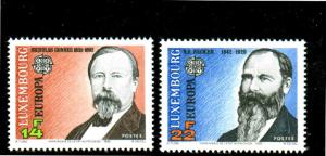 LUXEMBOURG #868-869  1992  EUROPA     MINT  VF NH  O.G