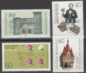 Germany #1409-12  MNH  CV $5.50  (A7597)