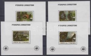 Comoroes stamp WWF Bats set blockfrom MNH 2009 Mi 2212-2215 WS130630