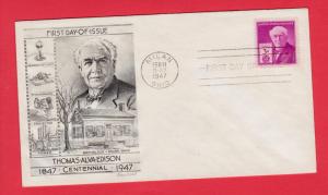 #945 Thomas Edison - SMARTCRAFT CACHET!