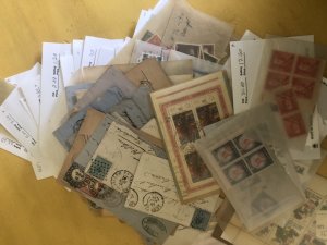 W.W. Stamp Lot With Glassine’s High Value Some VERY Old Items