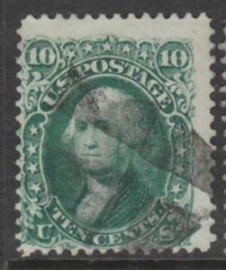 U.S. Scott #68 Washington Stamp - Used Single