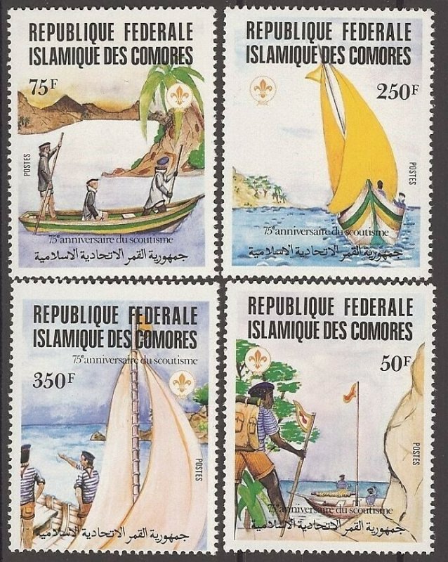 1982 Comoro Islands 75th anniv Scouting 
