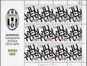 2016 San Marino Juventus campione MS MNH Unificato n. 2520