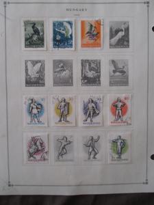 1955 To 1959 Hungary On Scott Pages - Some In Clear Mounts - Loaded... (R30)