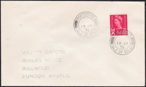 GB SCOTLAND 1971 cover PORTASKAIG / ISLE OF ISLAY cds......................A8542