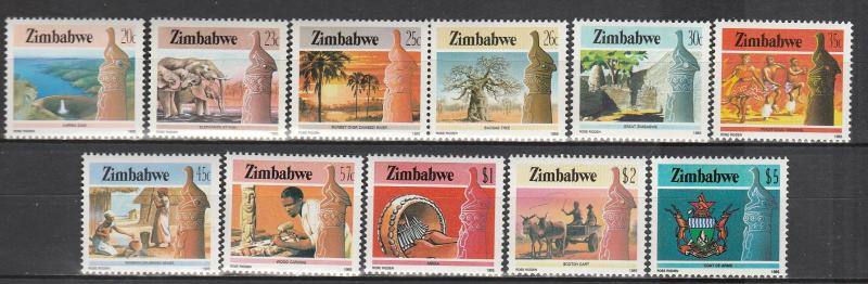 Zimbabwe #504-14 MNH  CV $23.95  (A9073)