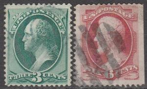 US #158-9 F-VF Used CV $21.00 (A1210)