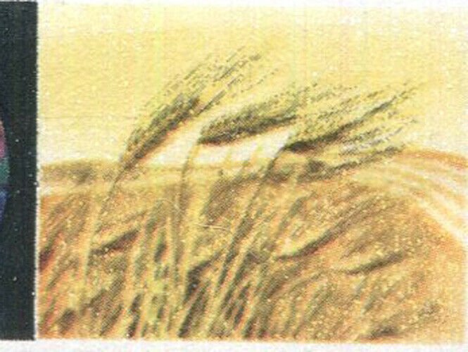 1413a Anti Pollution block of 6 MNH with black color shift - see scans