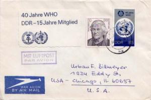 Germany D.D.R., First Day Cover, United Nations Related, Medical