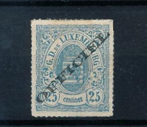 [69191] Luxembourg 1875 Official Stamp Signed FSPL  MLH VF