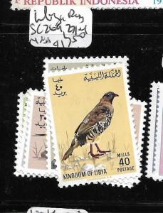 LIBYA  (P1602B) BIRDS SC 269, 271-4  MNH