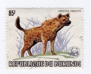 Burundi     601a         used      WWF     CV $100.00