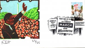 #4804 March on Washington Curtis FDC