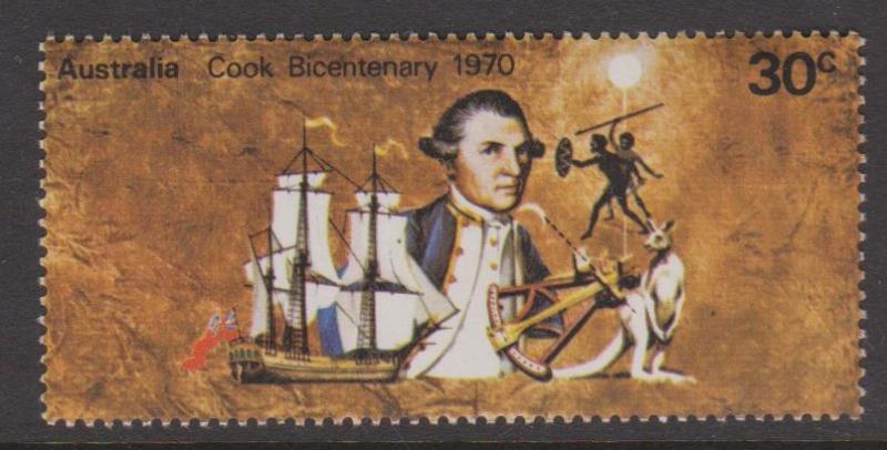 Australia 1970 Captain Cook Sc#482 30c  MNH