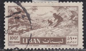 Lebanon C235 Skiing Through The Cedars 1957