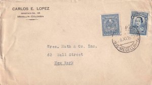 1929, Medellin, Colombia to New York City, NY, SCADTA, See Remark (43935)