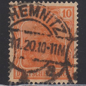Germany, Sc. 119, Chemnitz postmark