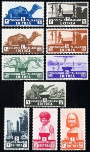 Eritrea Stamps # 158-67 MLH VF Scott Value $114.00
