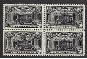 E19 Mint,OG,NH... Block of 4