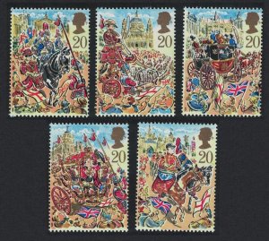 Great Britain Lord Mayor's Show London 5v 1989 MNH SG#1457-1461