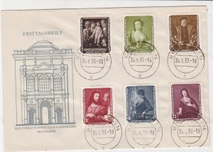 german democratic republic 1957 stamps cover ref 19226