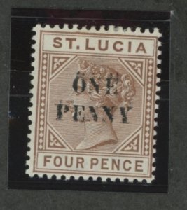 St. Lucia #42 Unused Single