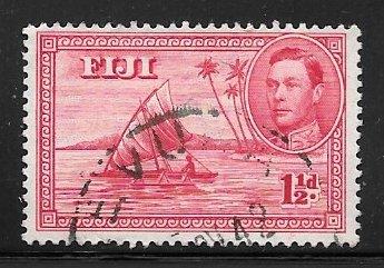 Fiji 132: 1.5p 1938 definitive, used,  VF