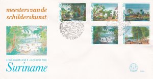 Suriname # 583-587, Scenic Views, First Day Cover