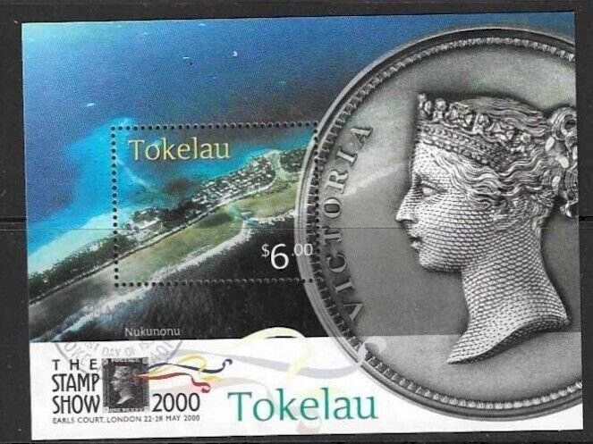 TOKELAU ISLANDS SGMS308 2000 THE STAMP SHOW 2000 FINE USED