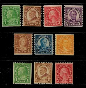 597-606 Mint,OG,NH... SCV $36.00