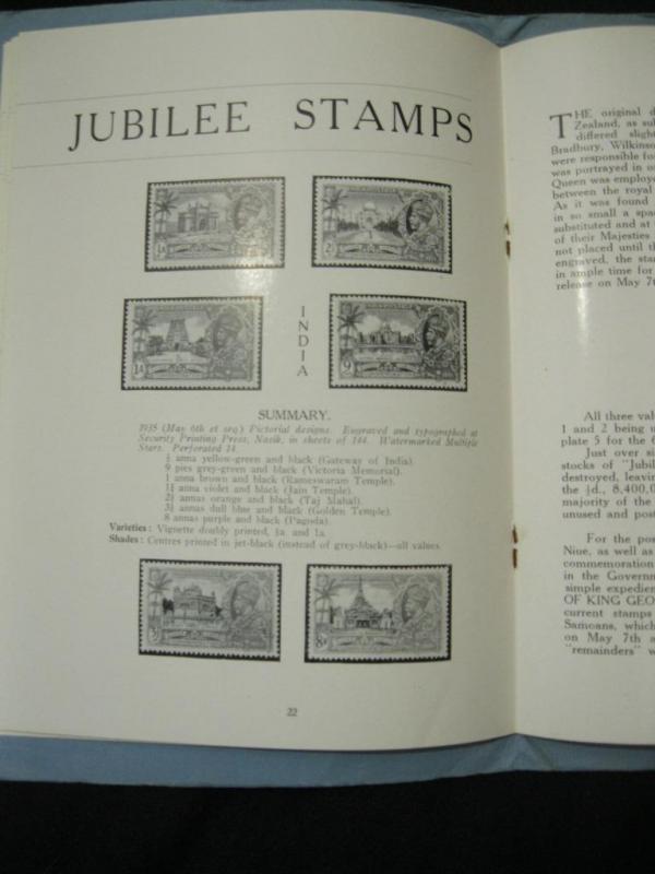 SILVER JUBILEE STAMPS OF THE EMPIRE by DOUGLAS ARMSTRONG