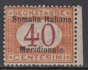 Italy Somalia Tax n. 5 cv 2150$ MNH** super Centered