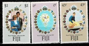 FIJI 1981 ROYAL WEDDING MNH